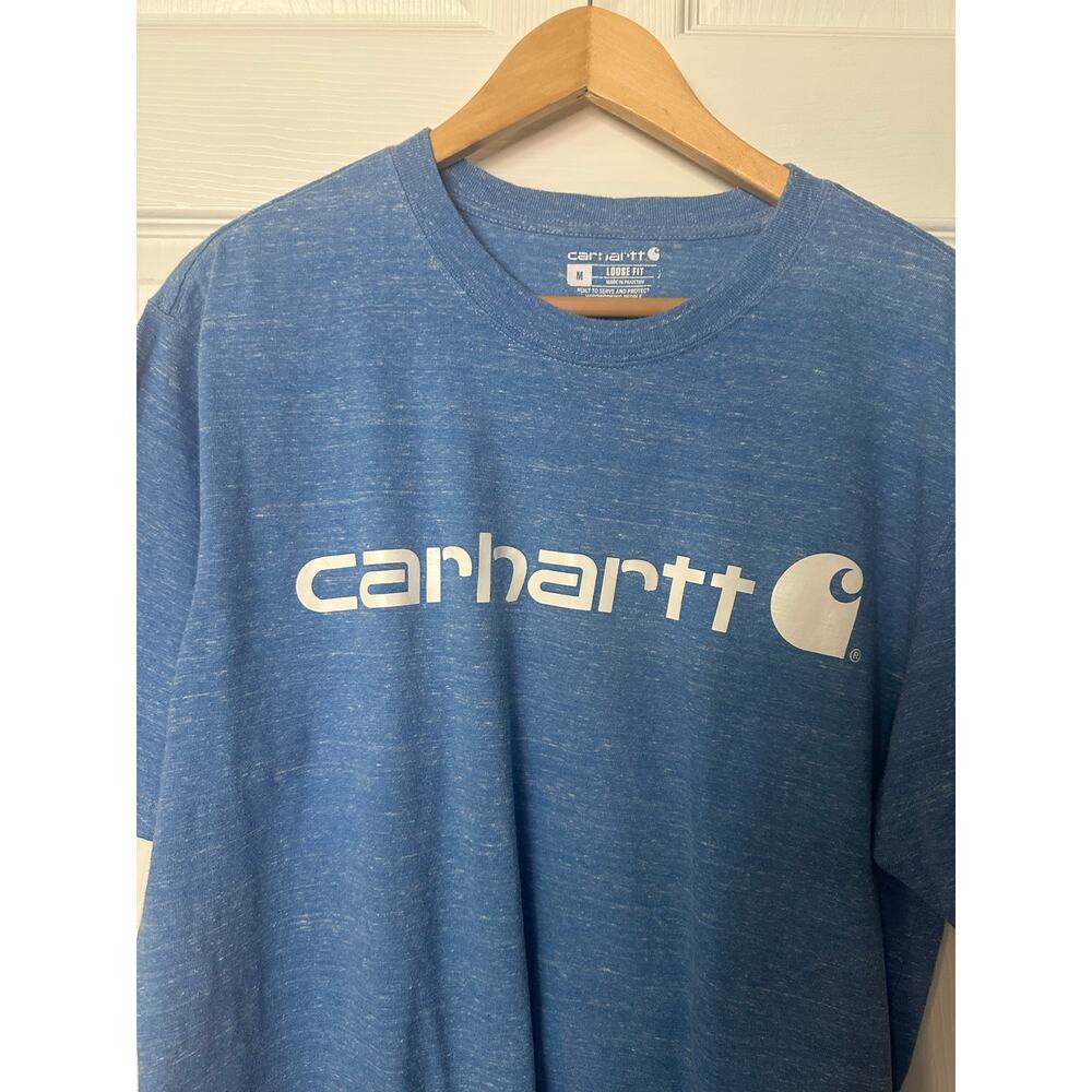 Carhartt Men's Loose Fit Logo Graphic Short Sleeve T-Shirt Tee Size Medium - Picture 2 of 5